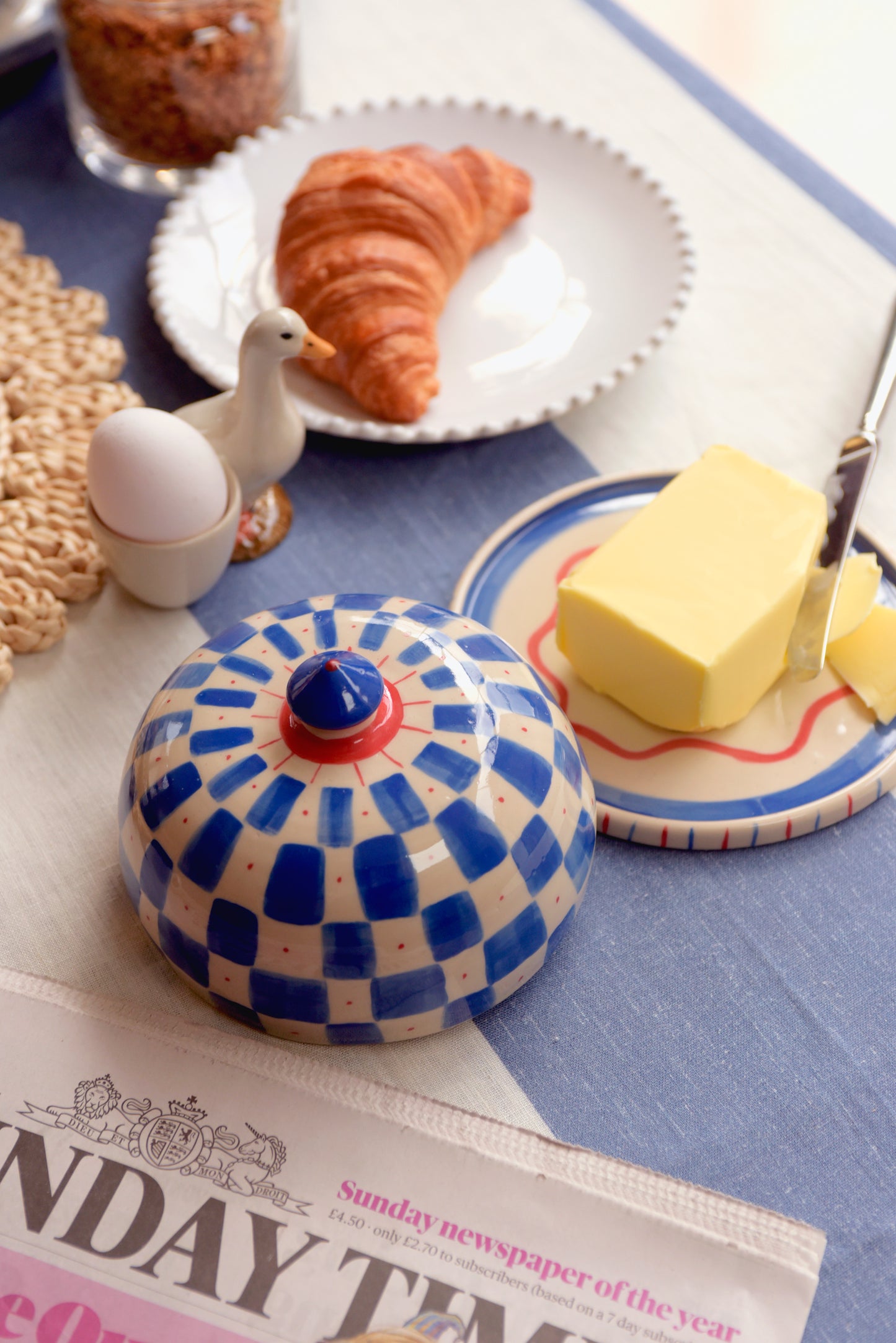ARTY FARTY BUTTER DISH / j'adore