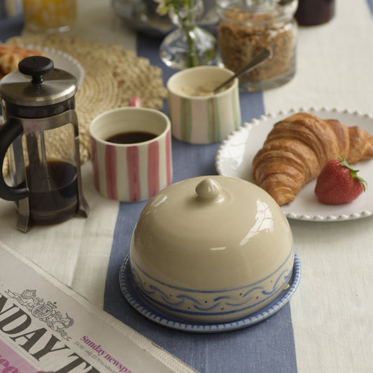 ARTY FARTY BUTTER DISH / grecian