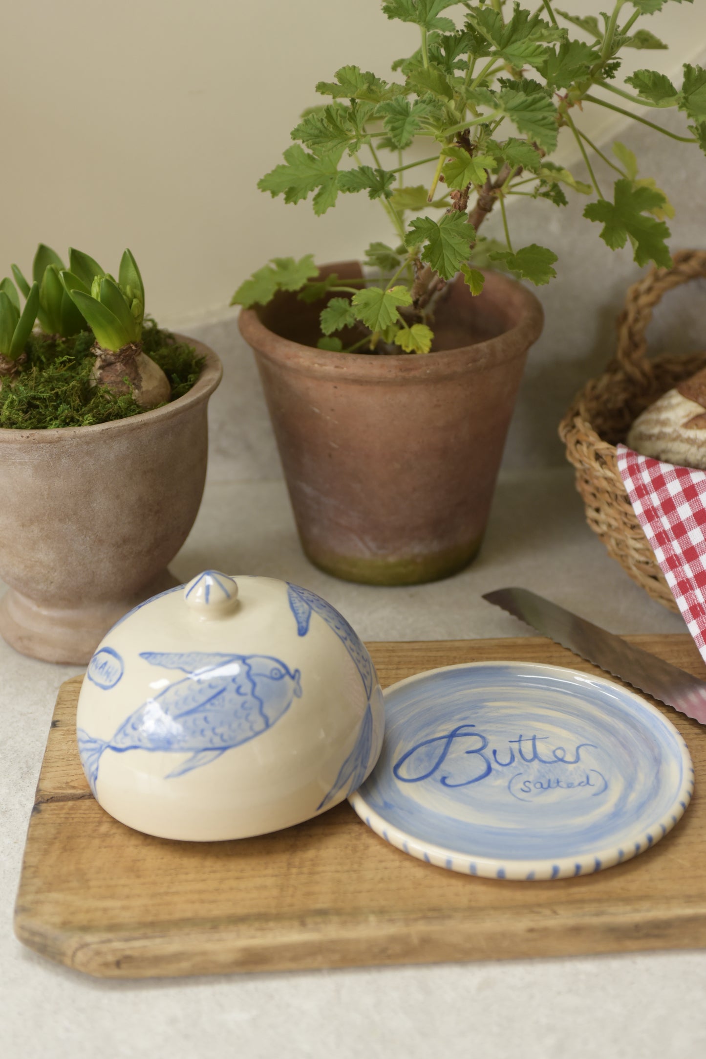 ARTY FARTY BUTTER DISH / fish