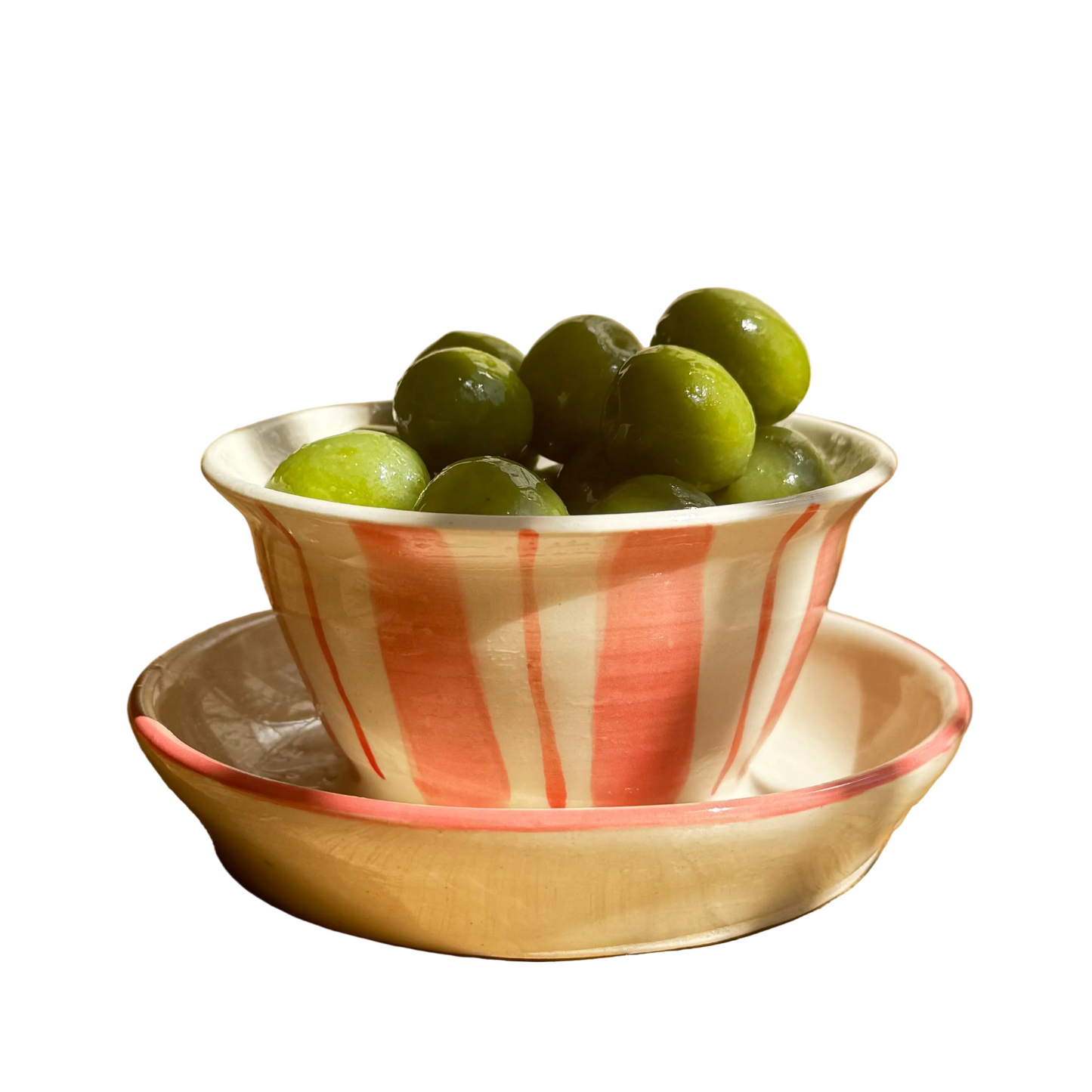 OLIVE DISH // stripes