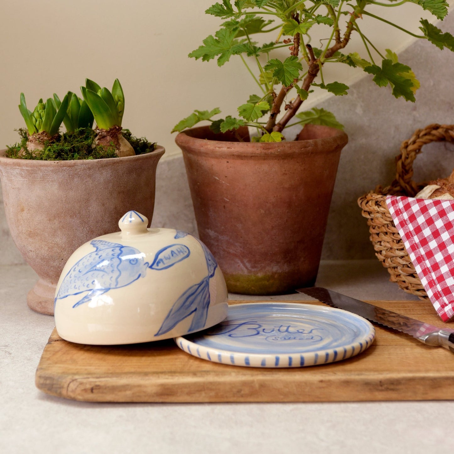 Butter Dish - Fishy Friends