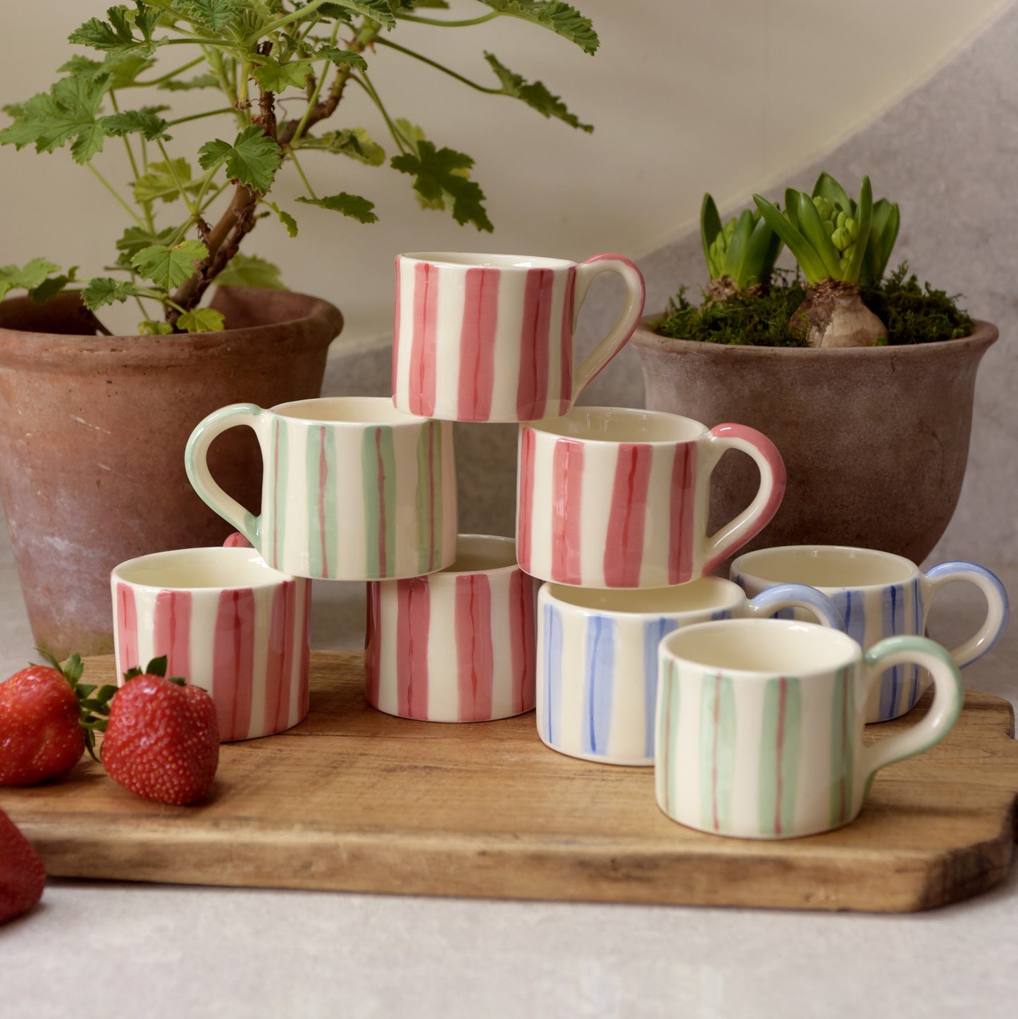 Stripey Mugs