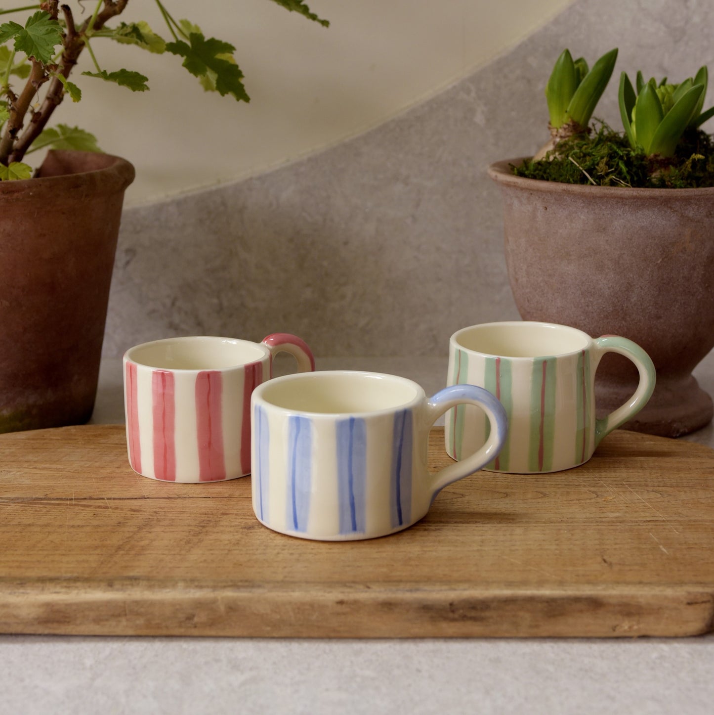 Stripey Mugs