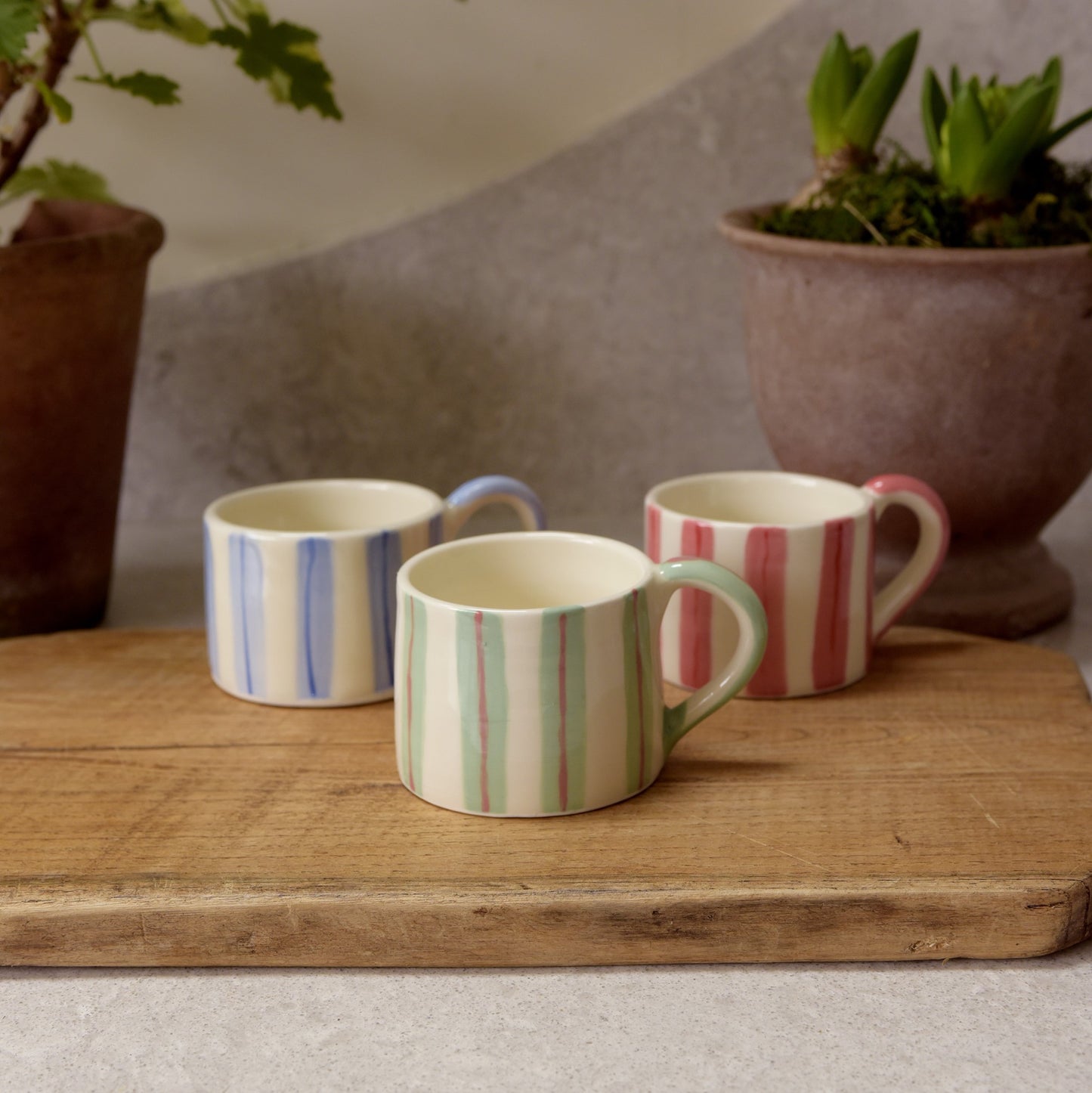 Stripey Mugs