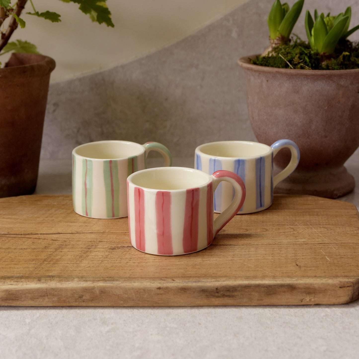 Stripey Mugs