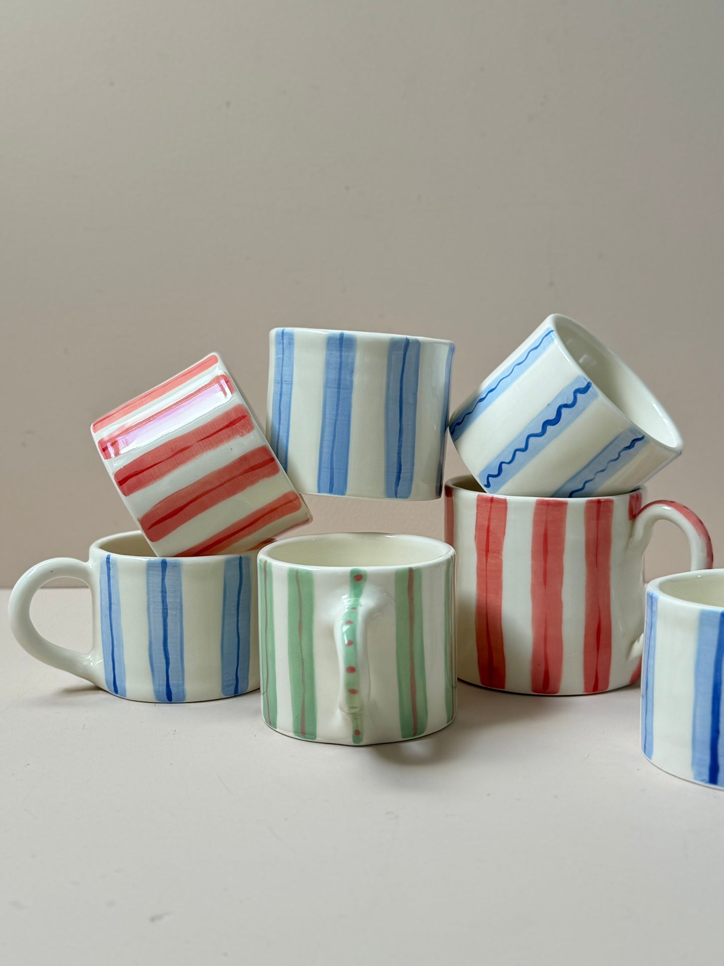 Stripey Mugs