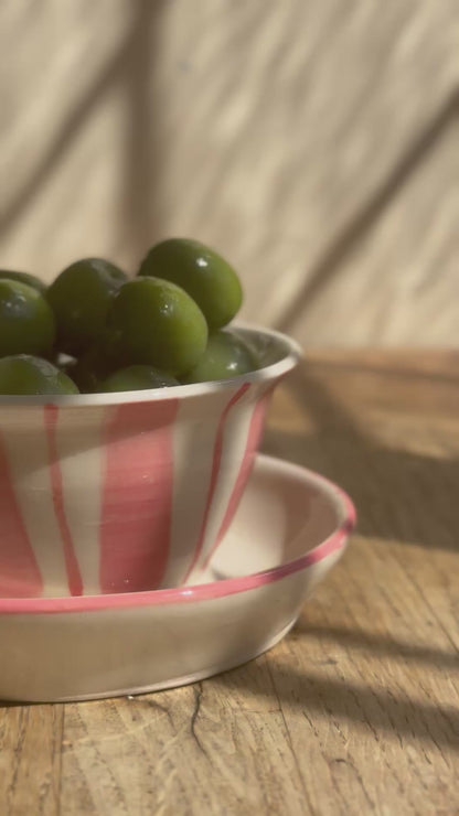 OLIVE DISH // stripes